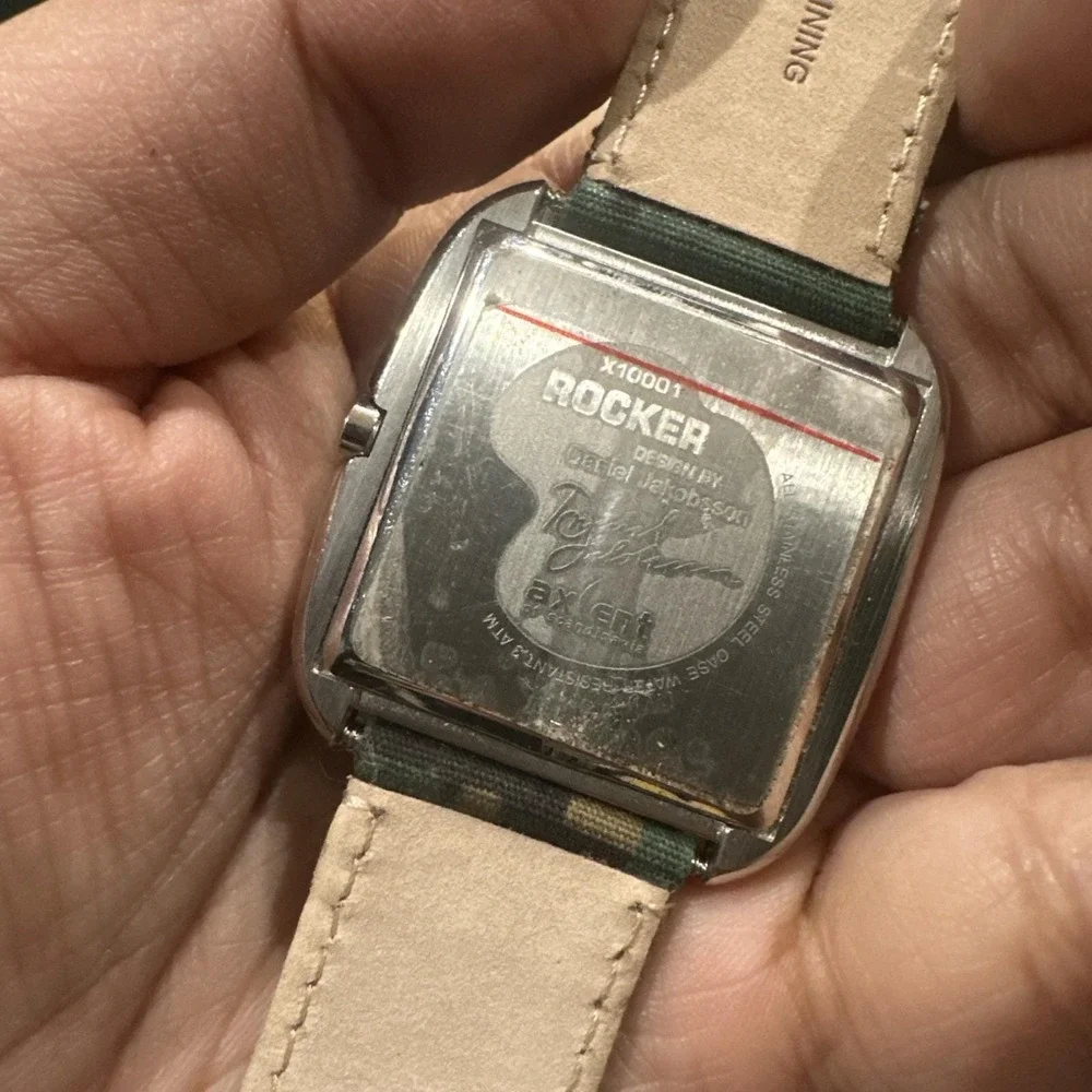 Working Axcent of Scandinavia Pink D.Jakobsson X1000 Rocker‎ 38mm Unisex Watch